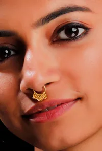 Gold Brass Septum image 1