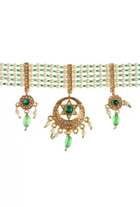 Heritage Emerald Drop Choker image 4