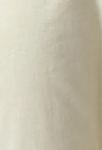 The Icandescent Off White Cotton Pant image 4