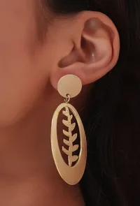 Floret Brass Earrings image 2