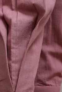 Solid Onion Pink Side Pleated Pants image 4