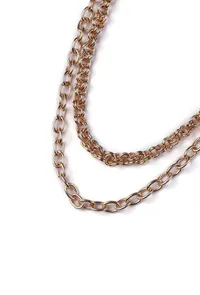 Sabah Twisted Double Layered Chain Necklace image 3