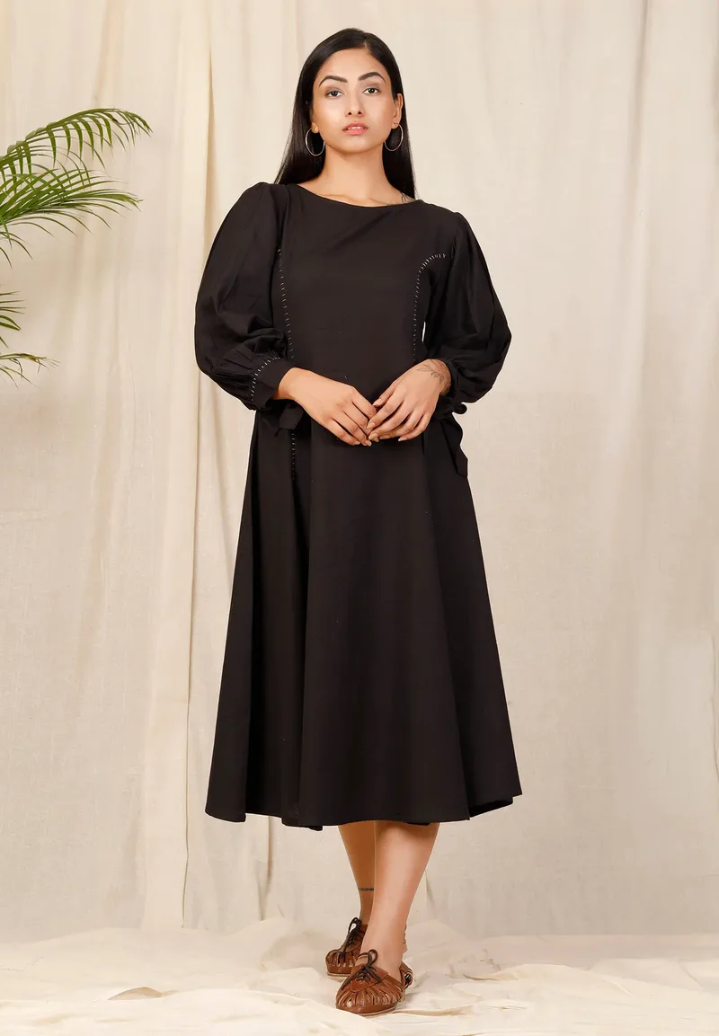 The Kajaria Hand-Embroidered Dress