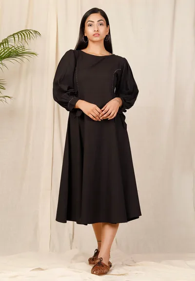 The Kajaria Hand-Embroidered Dress