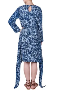 Bagru Asymmetric dress image 3