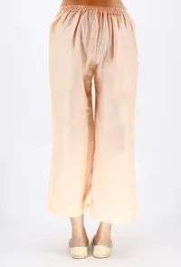 Plan Peach Chanderi Pant image 4