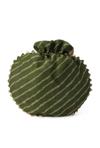 Imperial Mehndi Green Polti With The Gotapatti Work image 4