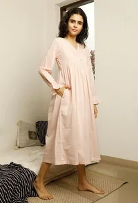 Truly Pink Gathered Dress image 2