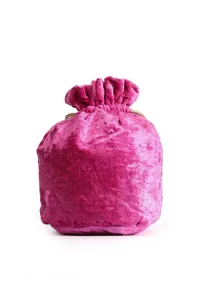 Rose Pink Velvet Tila Embroidery Potli image 5