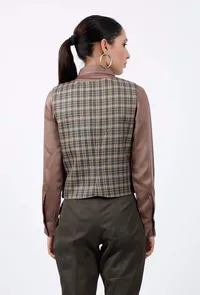 Checkered Waistcoat image 5