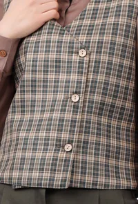 Checkered Waistcoat image 6