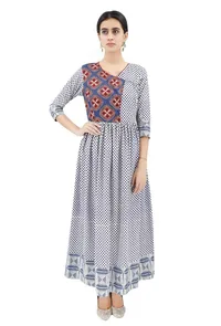 Ajrakh Angrakha Dress image 1