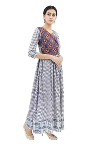 Ajrakh Angrakha Dress image 3