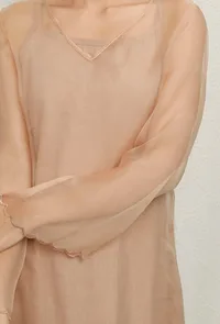 Organza Scallaped Cape image 5