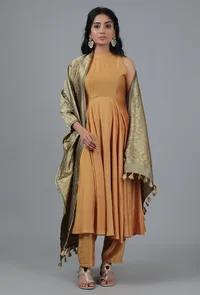 Mist Green Chanderi Brocade Dupatta image 2