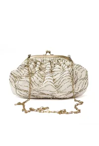 Camaira Golden Embellished Clutch Bag image 3