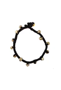 Noir German Silver Embellishments Threaded Bracelet image 2