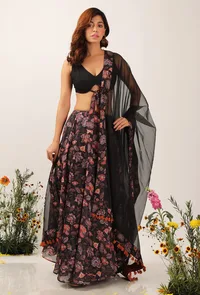 Zoon Organza Tasseled Dupatta image 3