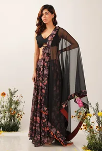 Zoon Organza Tasseled Dupatta image 4