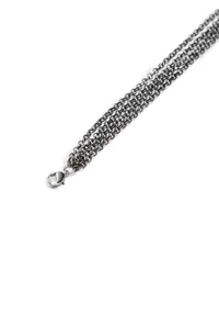 silver plated brass Layered Gothy Foot Chain image 4