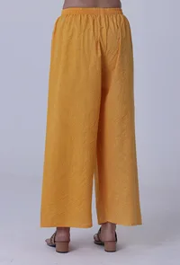 Yellow Cotton Palazzo image 3