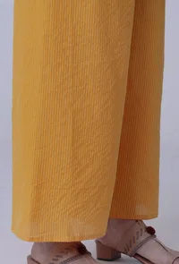Yellow Cotton Palazzo image 4