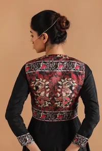Single: Avni Allover Button Down Kalamkari Jacket image 5