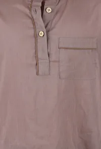 Set Of 2: Brown Mulmul Kurta & Pant image 5