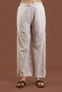 Solid Cotton Straight Pant image 1