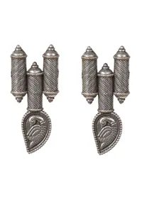 Mystic Elegance Oxidized Silver Necklace & Earring Set image 5