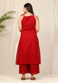 Sindoori Halter Neck Kurta image 3