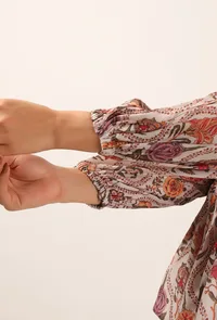 Airi Floral Chintz Flared Top image 6