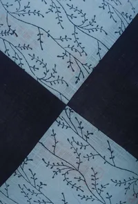 Blue Contrast Block Printing Cushion Covers image 4