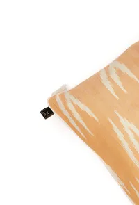 Set of 2: Peach Ikat Cotton Cushion Covers image 4