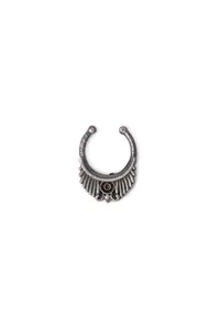 Silver Ancient Motif Septum image 2