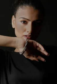 Vienna silver plated brass Chain Bracelet image 1