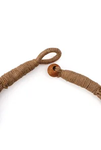 Artisanal Elephant Parade Jute Necklace image 4