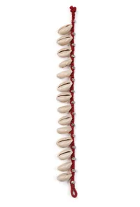 Cowrie Shell Red Thread Anklet image 3