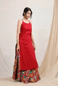 Red Cotton Slip image 3