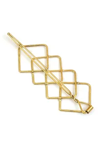 Golden Quad Link Brass Juda Pin image 3