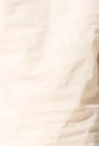 Off-White Cotton Kurta Pyjama Set image 4