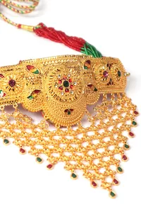Rajshree Meenakari Beaded Choker Set image 4