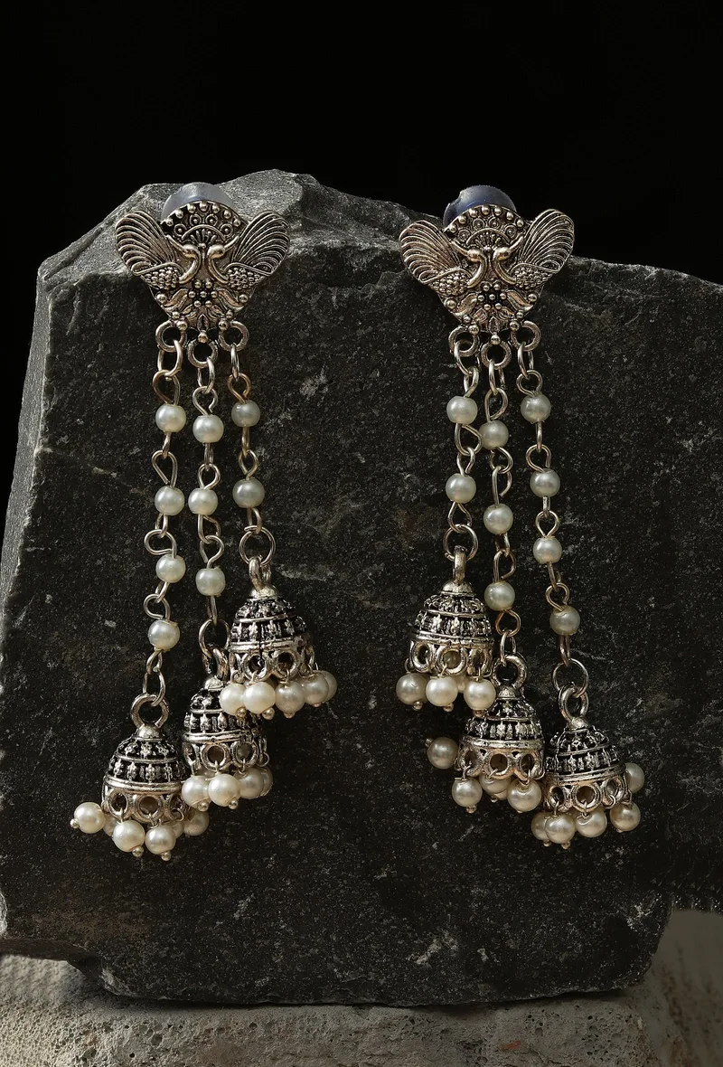 Heritage Bells Pearl Earrings