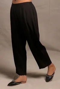 Black Flex Narrow Straight Pants image 2
