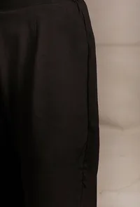 Black Flex Narrow Straight Pants image 5