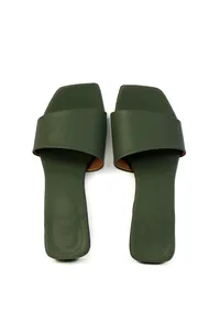 Sage Green Cruelty Free Leather Heels image 3