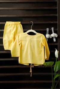 Mellow Yellow Bamboo Fabric Top And Pants image 2
