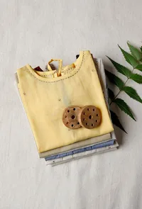 Mellow Yellow Bamboo Fabric Top And Pants image 5