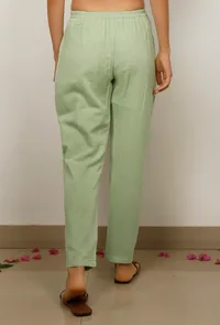 Mint Green straight Pants image 4