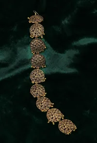 Virasat Royale Gold Filigree Parandi image 1